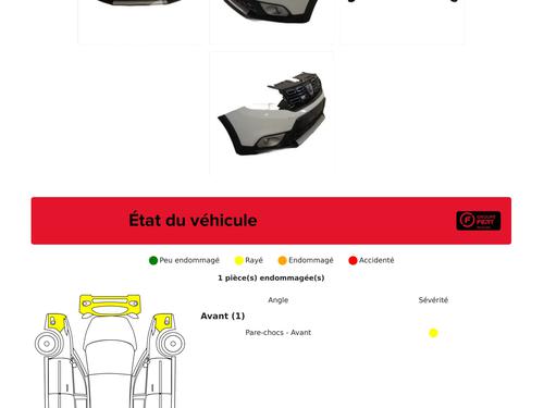 Front bumper DACIA SANDERO II TCe 90 (B8M1, B8MA, B8AC) | BP31191593C7 