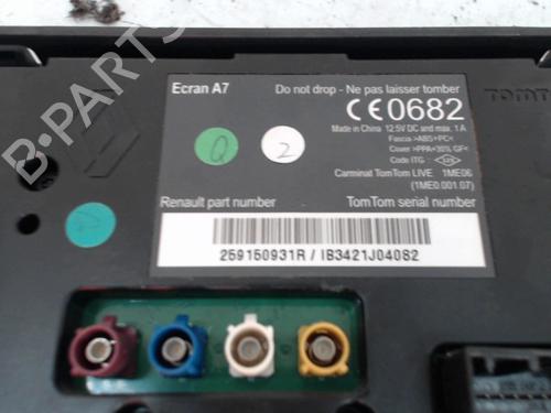 Used Display monitor Display monitor RENAULT MEGANE III Hatchback (BZ0/1_, B3_) 1.5 dCi (BZ09, BZ0D, BZ1W, BZ29, BZ14) (110 hp) 23051833 23051833