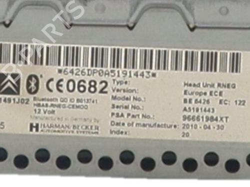 Used Radio Radio CITROËN C3 II (SC_) 1.4 HDi 70 (SC8HZC, SC8HR0, SC8HP4) (68 hp) 39703374 39703374