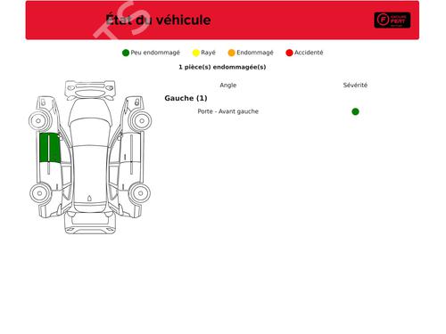 Left front door DACIA SANDERO 1.5 dCi | BP29563350C2 
