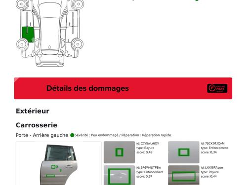 Left rear door CITROËN C4 Grand Picasso I (UA_) 2.0 HDi 150 | BP28543094C4