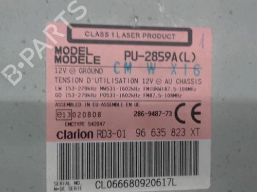 Radio PEUGEOT 206 Hatchback (2A/C) 1.4 i | BP24453179E6 