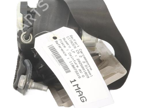 Front left seatbelt CITROËN C5 III (RD_) 2.0 HDi 140 (RDRHF8, RDRHFA, RDRHA8, RDRHAJ) | BP33457733I26 - Image 2