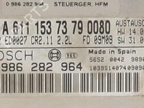 Engine control unit (ECU) MERCEDES-BENZ C-CLASS (W203) C 220 CDI (203.006, 203.008) | BP39703190M57 - Image 6