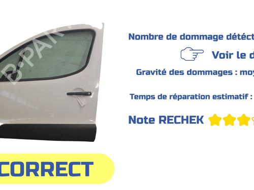 Left front door CITROËN BERLINGO MULTISPACE (B9) 1.6 HDi 90 | BP40269266C2 - Image 2