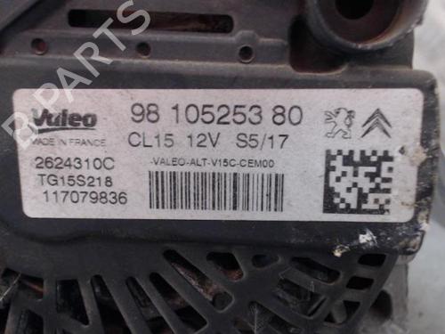 Alternator PEUGEOT 208 I (CA_, CC_) 1.6 HDi / BlueHDi 75 | BP24661712M7 