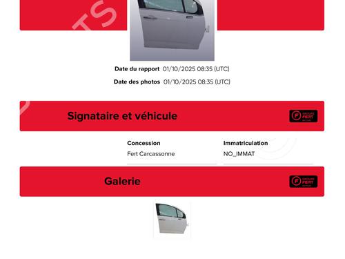 Right front door CITROËN C3 II (SC_) 1.4 HDi 70 (SC8HZC, SC8HR0, SC8HP4) | BP29300740C3 