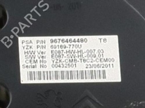 Used Instrument cluster Instrument cluster PEUGEOT 3008 I MPV (0U_) 1.6 HDi (112 hp) 34700649 34700649