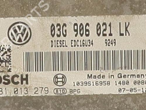 Engine control unit (ECU) SEAT LEON (1P1) 1.9 TDI | BP36413106M57 - Image 5