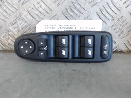 Used Left front window switch CITROËN C4 Picasso I MPV (UD_) 1.6 HDi (109 hp) 29007127