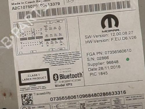 Radio PEUGEOT BOXER Van 2.0 BlueHDi 130 | BP31336915E6