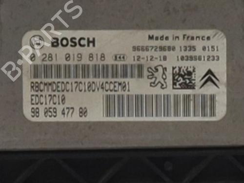 Engine control unit (ECU) CITROËN C3 II (SC_) 1.4 HDi 70 (SC8HZC, SC8HR0, SC8HP4) | BP32785502M57  - Image 6