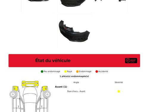 Front bumper CITROËN C4 II (NC_) 1.6 HDi 115 | BP32413015C7