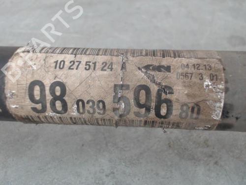 Right front driveshaft PEUGEOT 208 I (CA_, CC_) 1.4 HDi | BP29315822M39