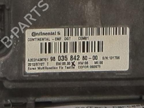 Radio PEUGEOT 208 I (CA_, CC_) 1.6 HDi | BP23842818E6 