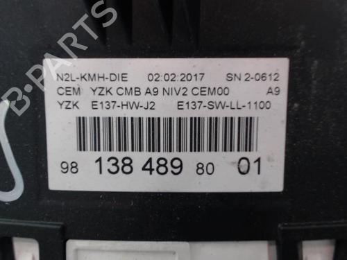 Instrument cluster PEUGEOT 208 I (CA_, CC_) 1.6 HDi / BlueHDi 75 | BP24345291C47 