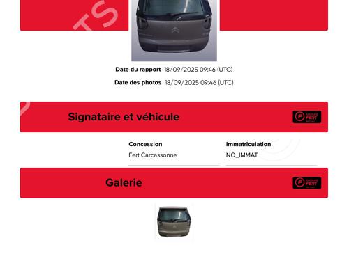 Bakluke CC/Kombi-Kupé CITROËN C4 Picasso I MPV (UD_) 1.6 HDi | BP29007128C6 