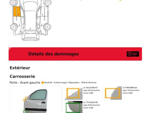Left front door RENAULT KANGOO (KC0/1_) 1.2 16V (KC05, KC06, KC03, KC0T, KC0W, KC1D) | BP29449620C2 