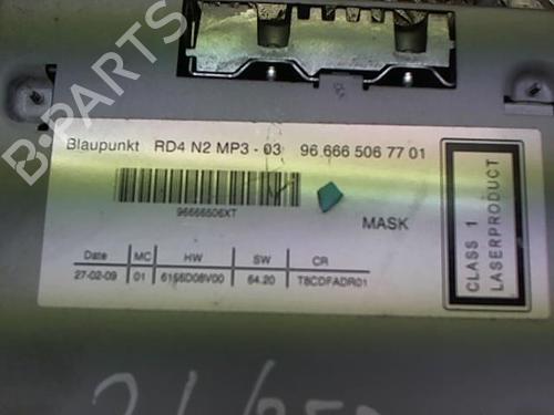 Radio PEUGEOT 3008 I MPV (0U_) 1.6 HDi | BP23051025E6 