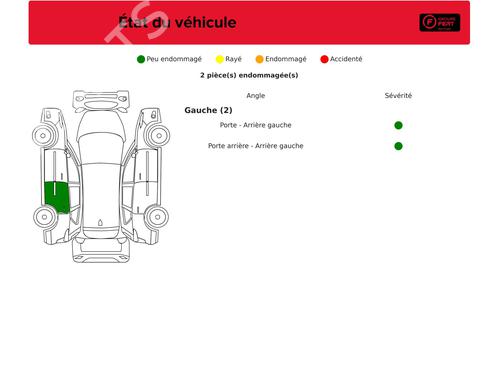 Left rear door PEUGEOT 208 I (CA_, CC_) 1.2 VTI 82 | BP27699205C4