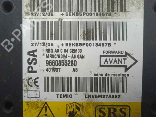 Kollisjonspute styreenhet CITROËN C2 (JM_) 1.4 HDi | BP7512506M53 