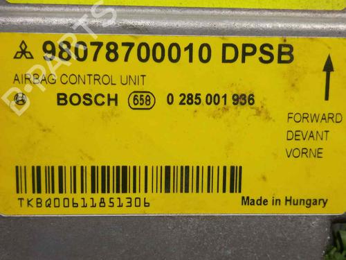 ECU airbags MITSUBISHI COLT CZC VI Convertible (RG) 1.5 (Z36A) | BP10040945M53 