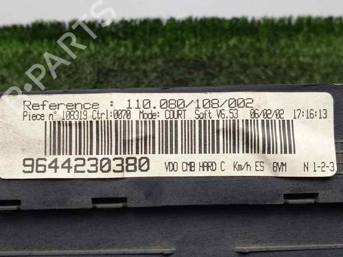 Instrument cluster PEUGEOT 406 (8B)  | BP9745728C47 