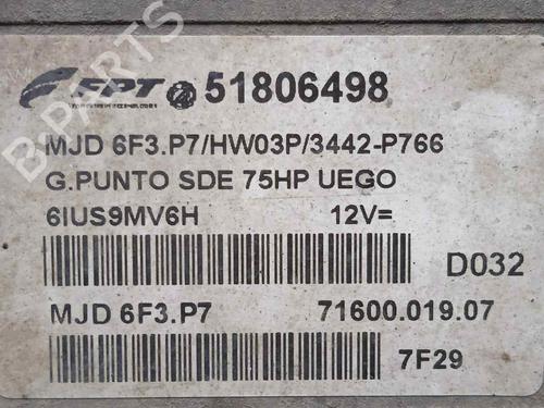 Engine control unit (ECU) FIAT GRANDE PUNTO (199_)  | BP9999679M57 