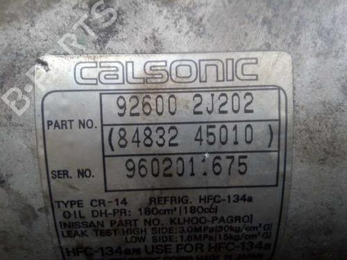 AC compressor NISSAN PRIMERA (P11)  | BP8960241M34 