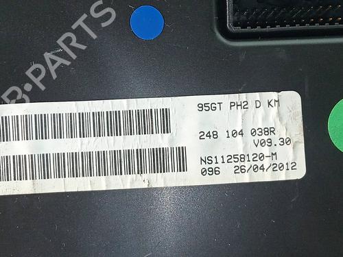 Instrument cluster RENAULT MEGANE III Hatchback (BZ0/1_, B3_) 1.5 dCi (BZ0C) | BP12952996C47 