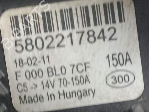 Alternator IVECO DAILY VI Van 33S12, 35S12, 35C12 | BP30505001M7 