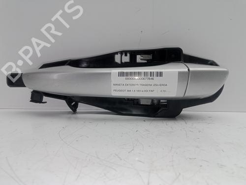 Used Rear left exterior door handle PEUGEOT 308 I (4A_, 4C_) [2007-2016]  17052990
