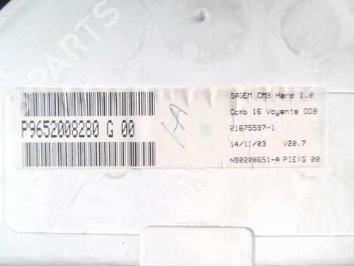 Instrument cluster CITROËN C3 I (FC_, FN_) 1.4 HDi | BP5725939C47 