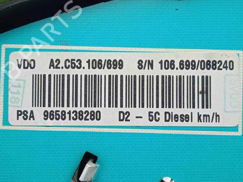 Instrument cluster PEUGEOT 407 (6D_) 1.6 HDi 110 (6D9HZC, 6D9HYC) | BP18781615C47 