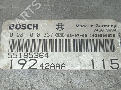 Engine control unit (ECU) FIAT STILO (192_) 1.9 JTD (192_XE1A) | BP21393883M57 