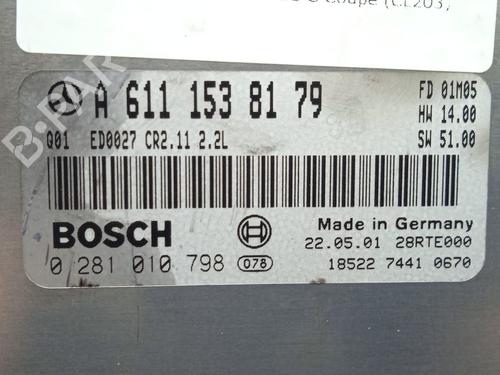 Engine control unit (ECU) MERCEDES-BENZ C-CLASS Coupe (CL203)  | BP25339792M57 