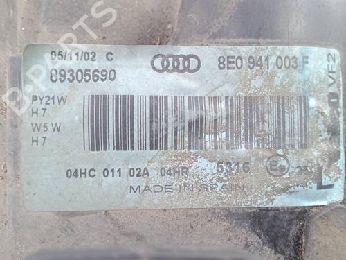 Left headlight AUDI A4 B6 (8E2) 1.9 TDI | BP29039943C28 
