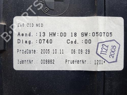 Display monitor BMW 5 Touring (E61) 525 d | BP29490430C48 