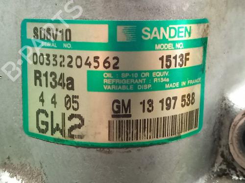 AC-Kompressor OPEL MERIVA A MPV (X03) 1.3 CDTI (E75) | BP30562747M34 