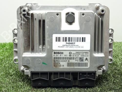 Used Engine control unit (ECU) PEUGEOT 307 (3A/C) 1.6 HDi 110 (109 hp) 30570422