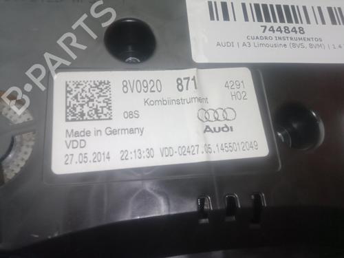 Kombiinstrument AUDI A3 Limousine (8VS, 8VM) 1.4 TSI | BP30451271C47