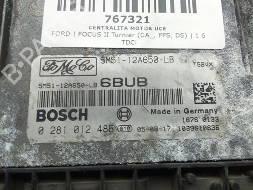 Engine control unit (ECU) FORD FOCUS II Turnier (DA_, FFS, DS) 1.6 TDCi | BP36674528M57 - Image 3