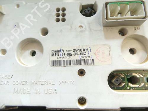 Instrument cluster JEEP GRAND CHEROKEE II (WJ, WG) 2.7 CRD 4x4 | BP5693064C47 