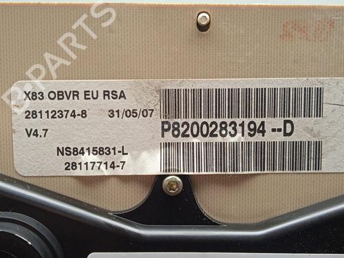 Instrument cluster RENAULT TRAFIC II Van (FL) 2.0 dCi 115 (FL01, FL0U, FL00, FL0H, FL0M) | BP31253038C47 
