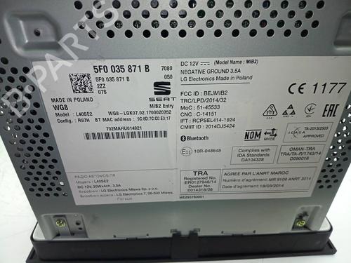 Radio SEAT IBIZA IV (6J5, 6P1)  | BP19662877E6 