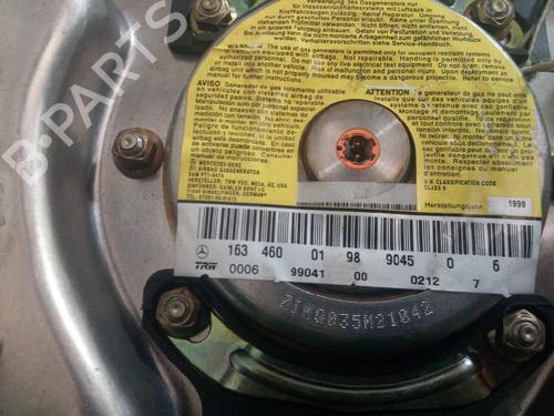 Driver airbag MERCEDES-BENZ M-CLASS (W163) ML 230 (163.136) | BP5712561C9 