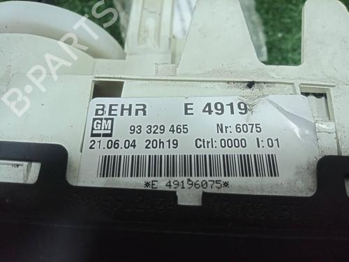 Climate control OPEL MERIVA A MPV (X03) 1.7 DTI (E75) | BP5717723I5 