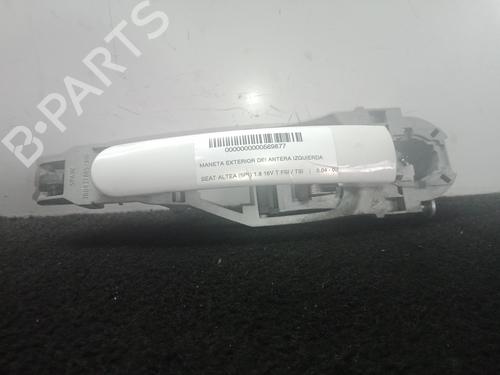 Front left exterior door handle SEAT ALTEA (5P1) 1.8 TFSI 3B0837885 | BLANCO