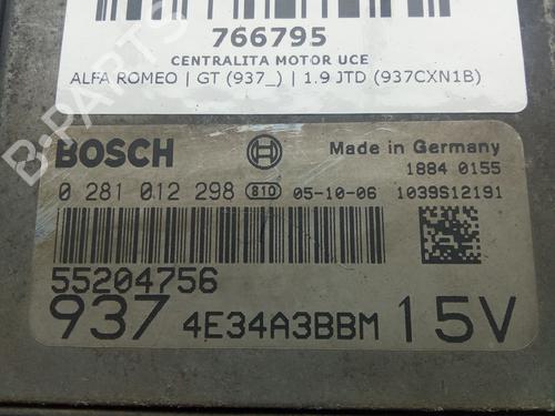 Engine control unit (ECU) ALFA ROMEO GT (937_) 1.9 JTD (937CXN1B) | BP36489458M57 - Image 5