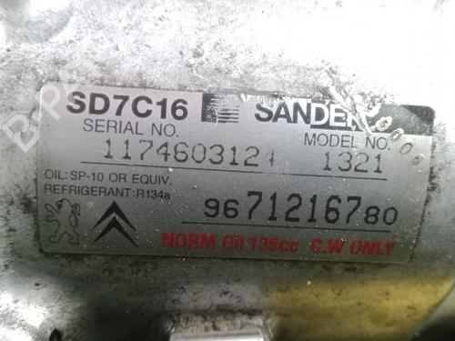 AC compressor CITROËN C5 III (RD_) 1.6 HDi 110 (RD9HL0, RD9HR8, RD9HRA) | BP34139395M34  - Image 5